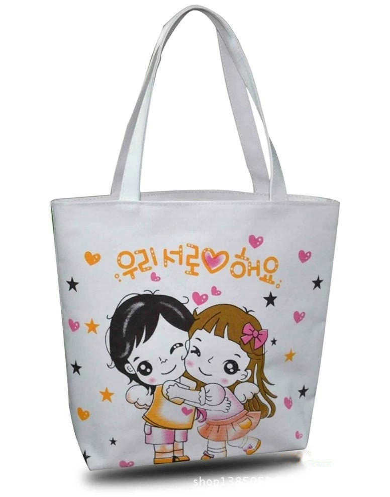 全棉帆布袋子 定做涤棉手提帆布袋 时尚帆布购物袋 帆布袋定做