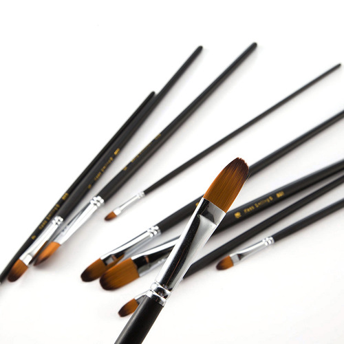 Nylon brush set 9 gouache gouache painting pen board brush acrylic pen art pen studio art supplies