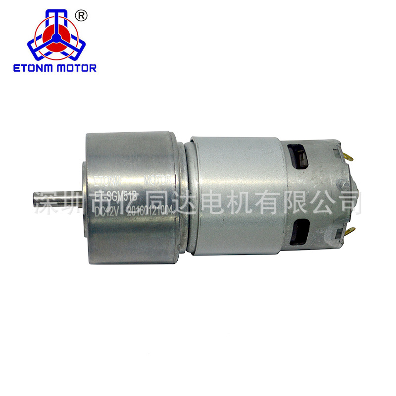 ET-SGM51-B圆形直齿减速电机 电动牙刷电机 51mm 可带编码器 24V