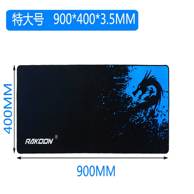[Прямые продажи завода] Thunder Dragon Blue Production Game Mouse Pad Rakoon Персонаж