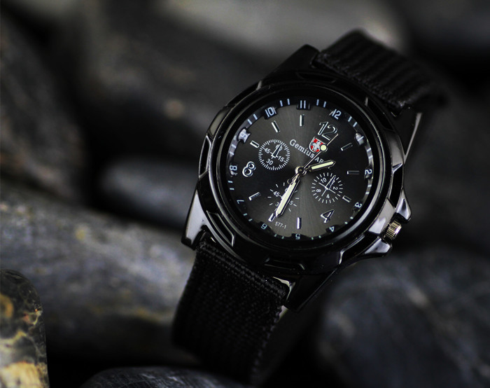 Gemius/Swiss Watch - Black
