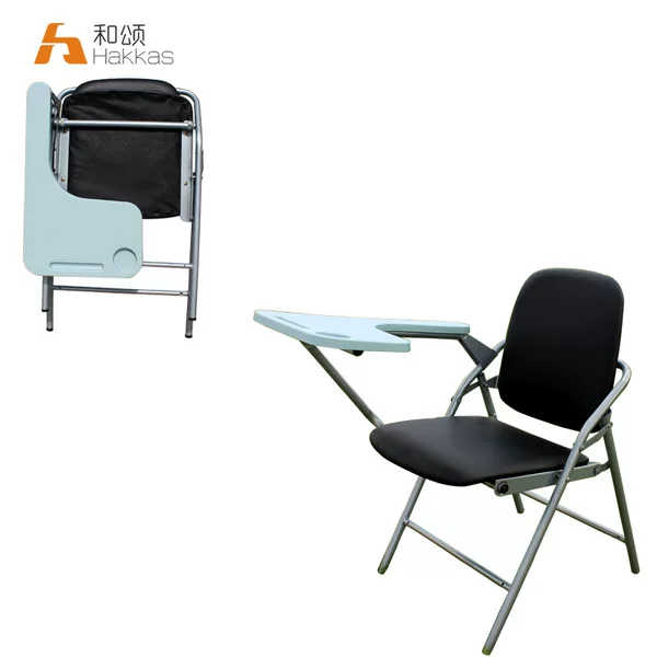 Staff Conference Room Training Chair Foldable Table and Chair Integrated with Writing Board Table Board Wheel Office Chair Press Chair