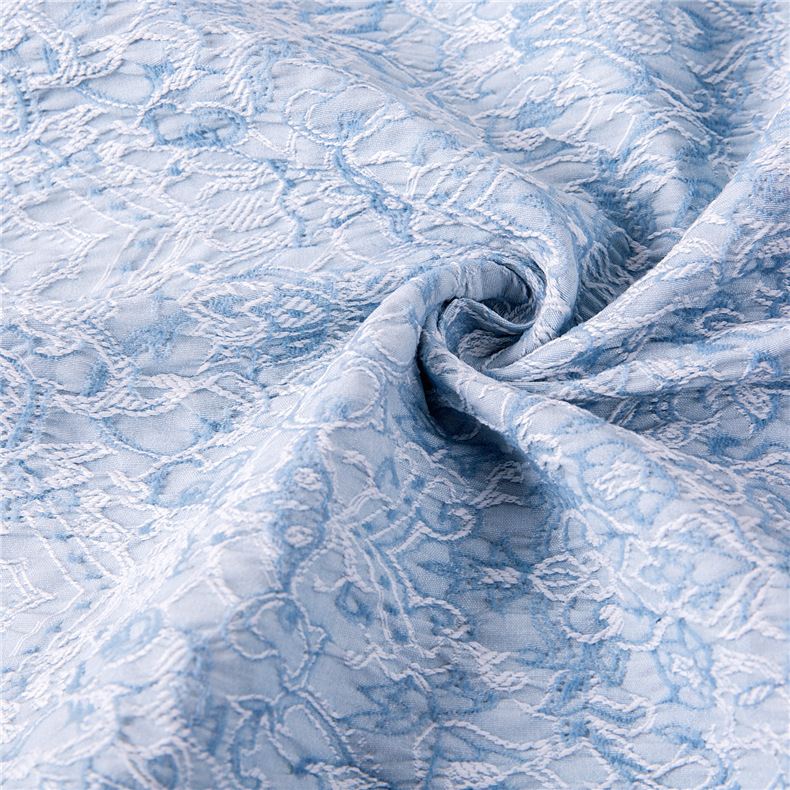 厂家供应 新款色织 提花面料 11色可供立体几何提花 现货