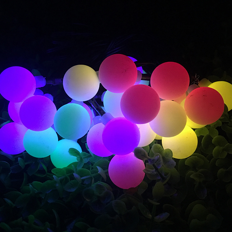 灯串圆球灯led太阳能灯串彩灯圣诞装饰灯串瓶塞灯 厂家直销|ms
