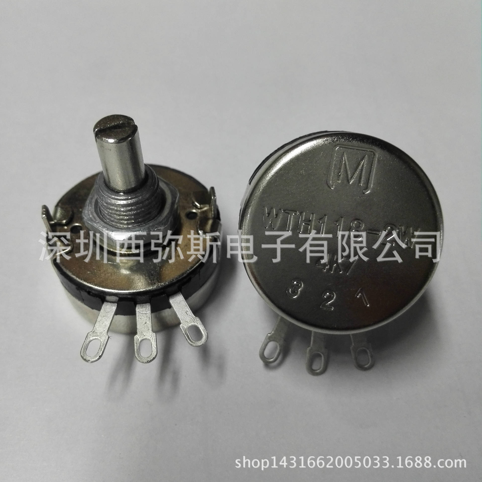 原装台产优质电位器 WTH118-1A 1K 2K2 4K7 10K 22OK 470K 1M