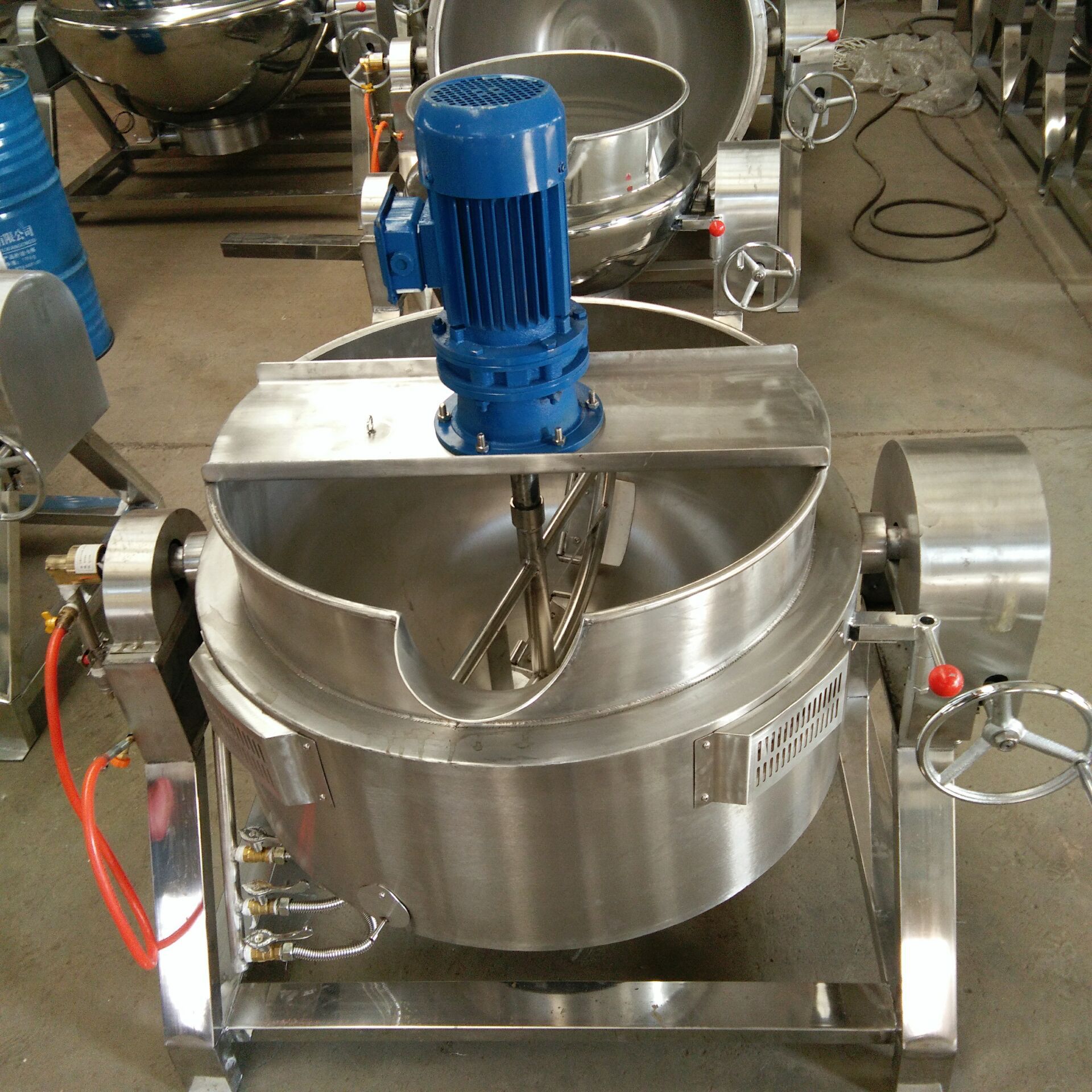 commercial flavoring fully automatic multi-function large Electric heating Jacketed kettle customized stir