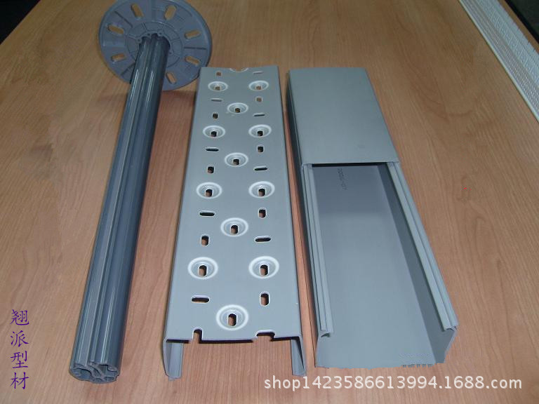 专业生产厂家生产各种形状不同颜色PVC挤出型材-防火线槽