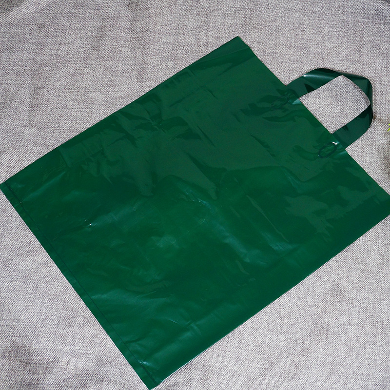 绿色手提袋塑料服装袋子批发塑料袋手提红色胶袋包邮购物|ms