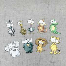创意卡通 冰箱贴磁贴韩版Q版可爱小动物 家居装饰品儿童留言贴