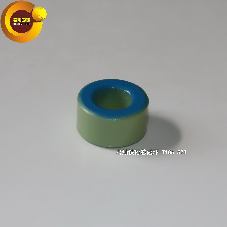 【君灿磁环磁芯】T106-52B  蓝绿环  生产厂家直销 铁粉芯