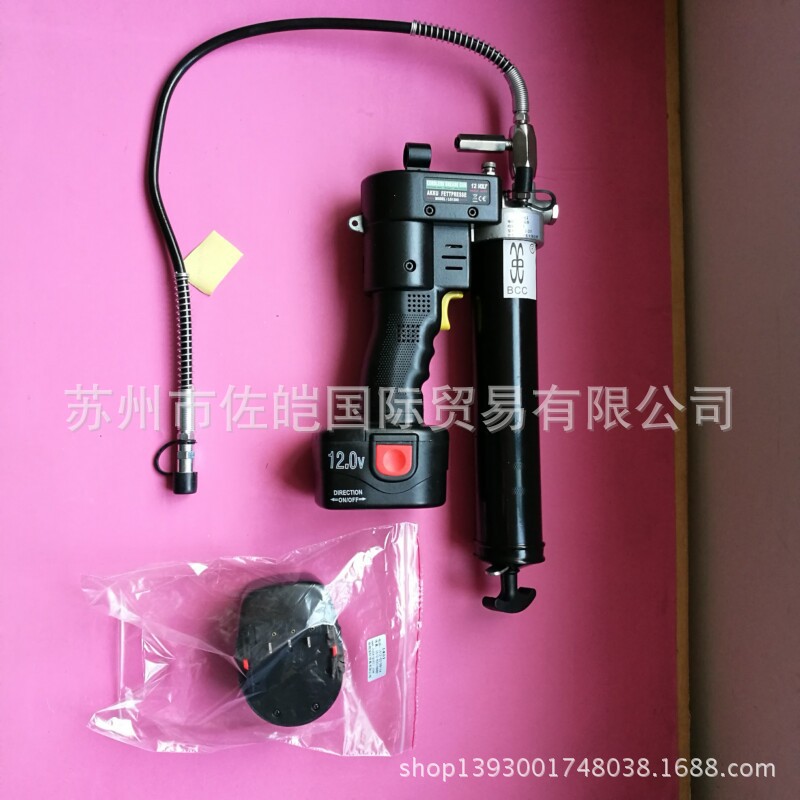 诚招代理吴先生BCC品牌耐用型12V电源电动黄油枪 手持式加油枪