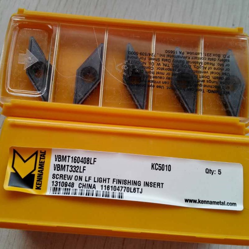 肯纳车刀片批发VBMT160408LF KC5010原装正品