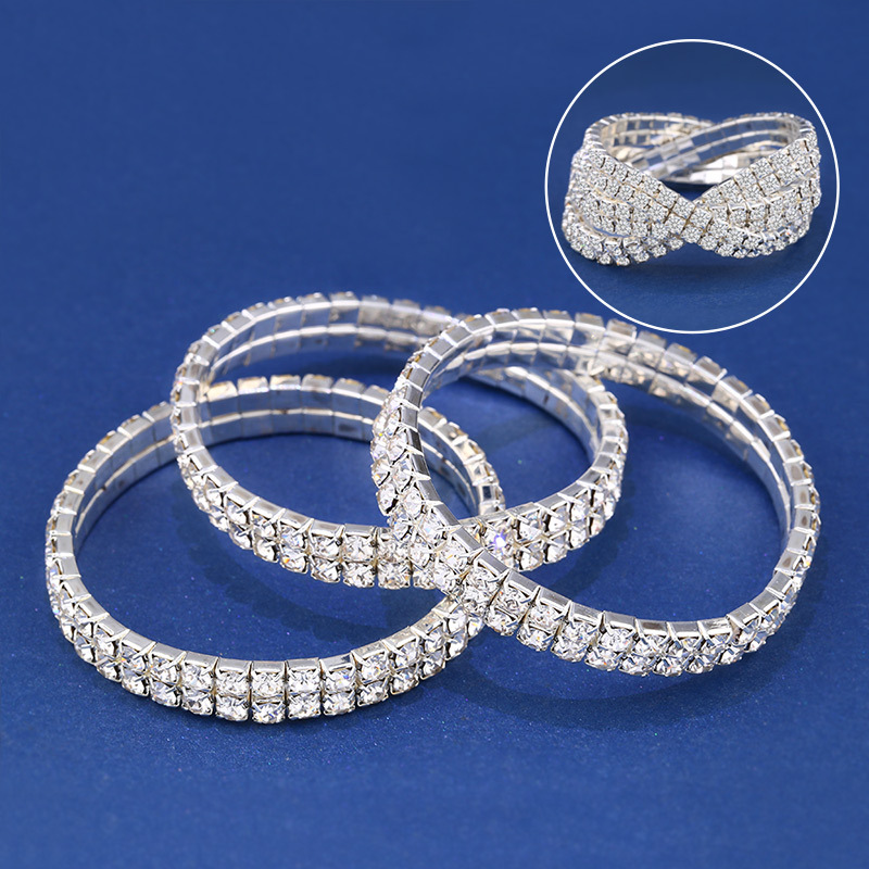 Fashion Crystal With Rhinestone Bracelet display picture 6