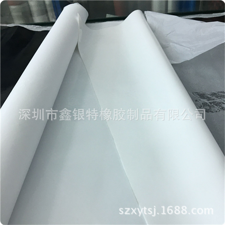 细孔柔软硅胶发泡片 硅胶海绵板  亮面发泡片 白色光面阻燃发泡片