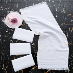 Factory wholesale disposable towels 60g double-layer fabric steam bath sweat wiping small towels beauty salon absorbent wiping cloths