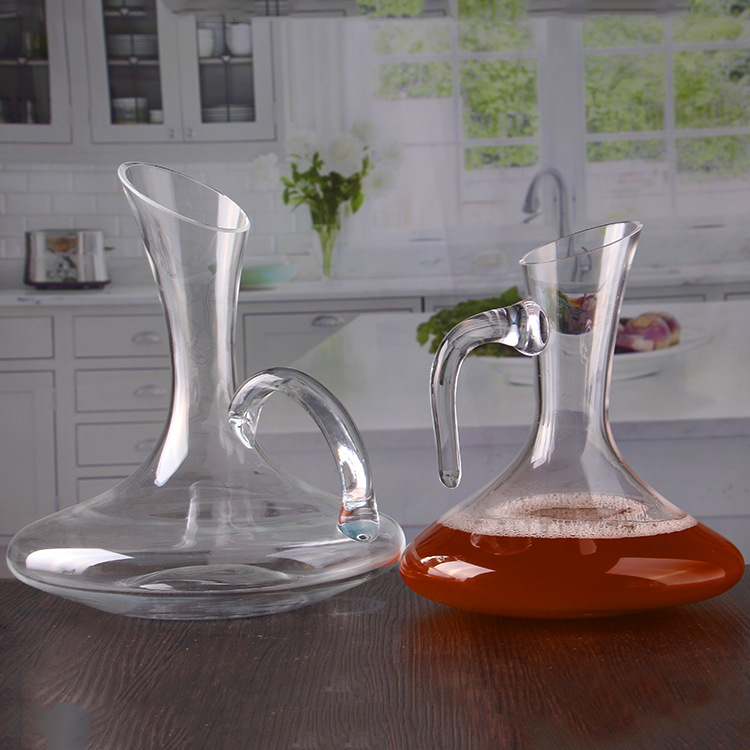 crystal wine decanter
