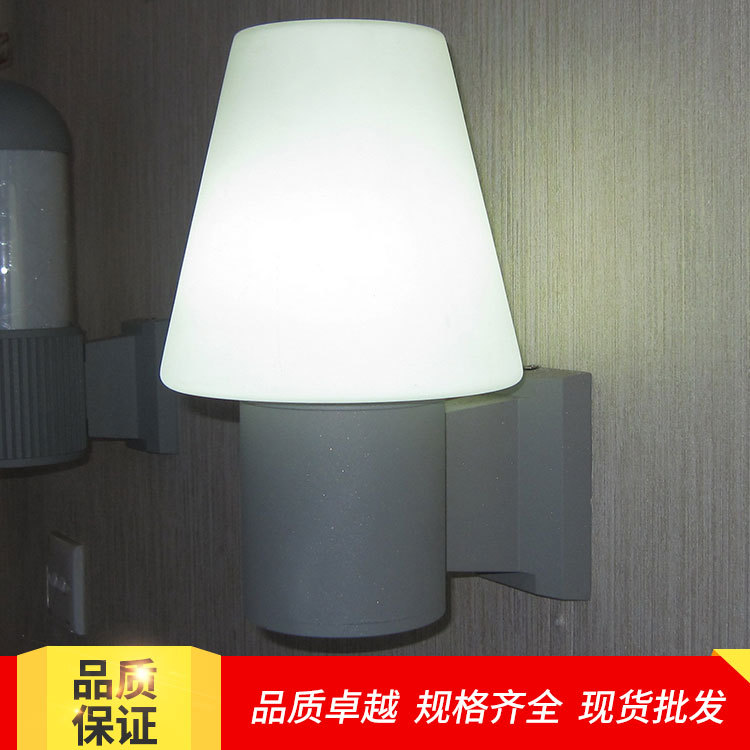 现代简约户外壁灯铸铝玻璃防水阳台壁灯别墅花园庭院灯草坪柱头灯|ms