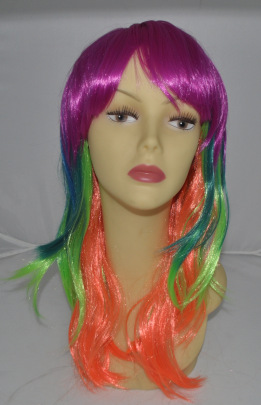 Toda la red PET cos / fiesta popular peluca fiesta peluca fábrica de cabello recto