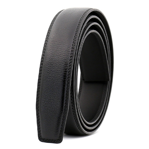 Men's automatic leather belt with new business-style cowhide strap, 3.1CM wide, LY3300