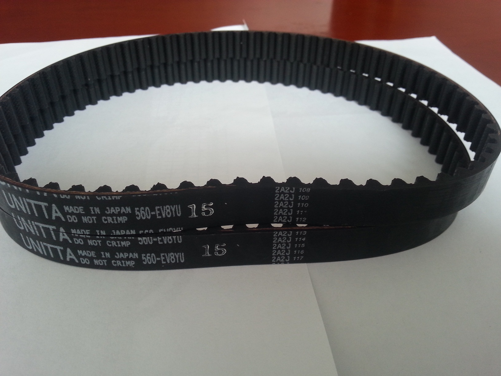 UNITTA 512-EV8YU,520-EV8YU,536-EV8YU皮带数控机床传动同步带