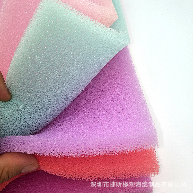 厂家做彩色过滤棉 爆孔海绵 防尘过滤 透气网现货