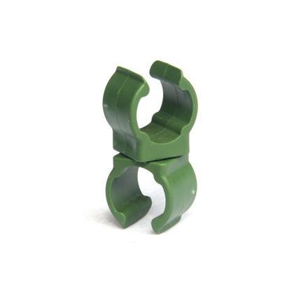 Connector snap-on gardening accessories for vegetable and flower greenhouse, round tube vine climbing frame, plastic-coated steel pipe