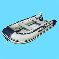 Резиновая лодка с алюминиевым сплавом от производителя Гуанчжоу, усиленная на 4 человека, комплект с накачиванием + T55 усиленная надувная рыболовная лодка