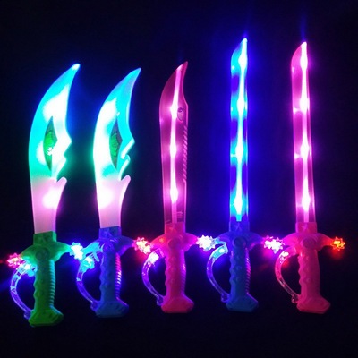 鲨魚劍 閃光音樂發聲刀劍 閃光劍 感應刀劍 新奇特發光玩具批發