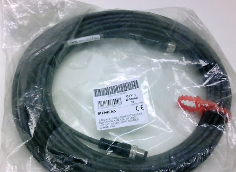 6GT2891-4FN10插接电缆RS422，M12/M12高柔性通信电缆（6 芯）