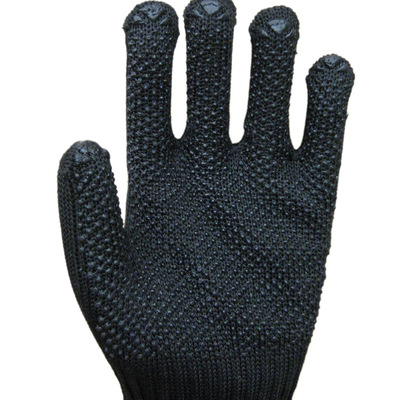 涤纶钢丝点珠防割手套、耐切割手套+劳保手套、搬运铁板手套|ms