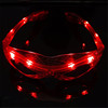 Factory direct selling LED flash festival party dance glasses glasses Spider -man optical glasses LED light glasses wholesale