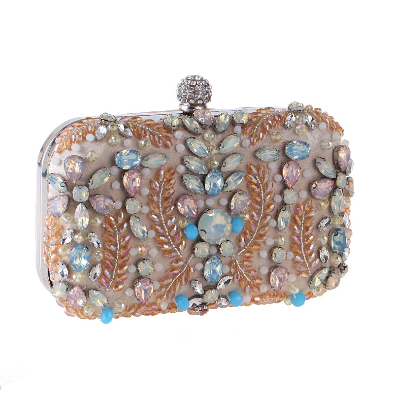 Fine Hand-studded Beaded Bag Featuring Evening Banquet Bag display picture 2