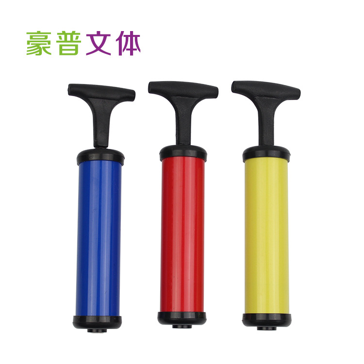 8寸气筒 PVC打气筒 手动充气泵 便携式篮球打气筒 充气工具