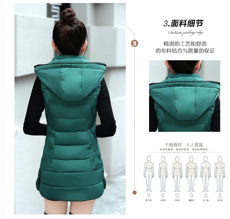 Gilet femme en Mélange de coton - Ref 3318181 Image 14