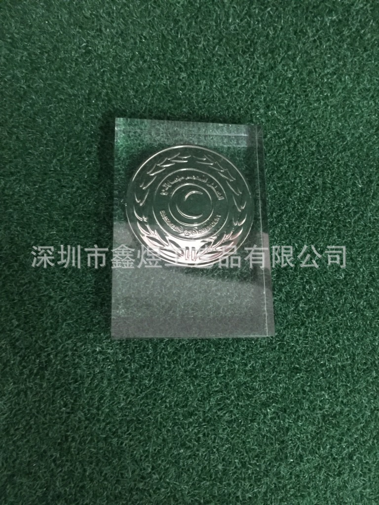 水晶胶内埋金属币，亚克力内藏金属币,亚克力内埋金属片