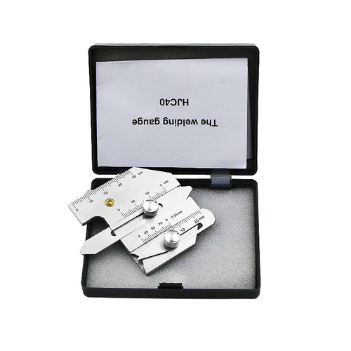 Welding inspection ruler, welding inspection ruler, welding gauge measuring ruler, groove angle undercut depth ruler