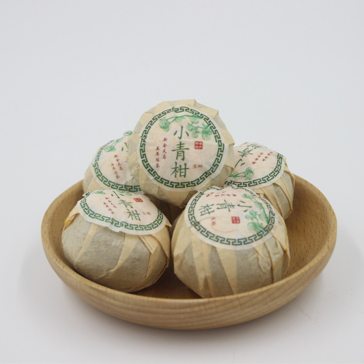 2017年特级小青柑特级普洱茶柑普茶陈皮橘子桔子茶新会正宗陈皮