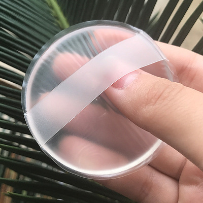 矽膠粉撲不吃粉水晶氣墊BB 透明粉底果凍不吸粉化妝粉撲袋子
