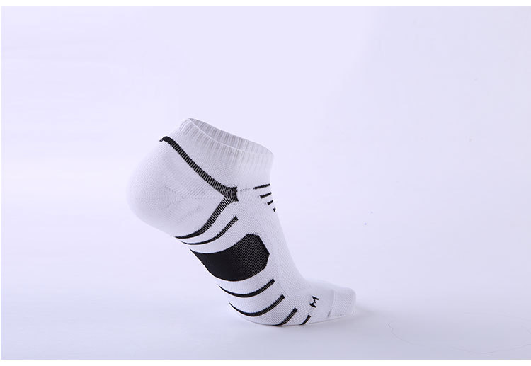 Men's sports solid color short tube socks