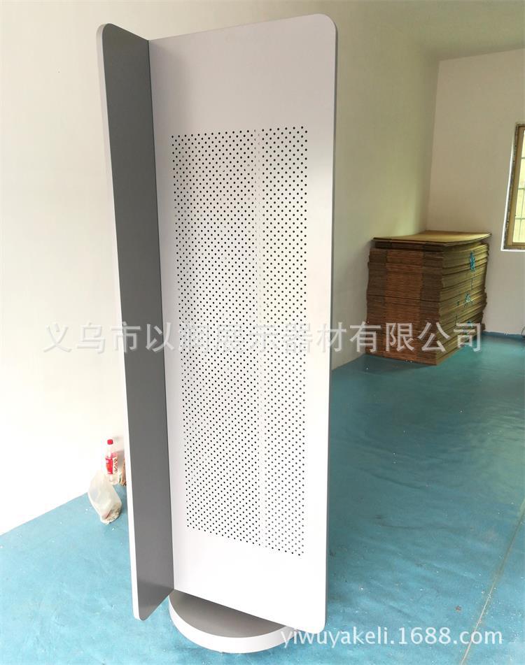 专业定做表面喷塑创意铁展架 金属结构可移动旋转展示架 可印logo|ms
