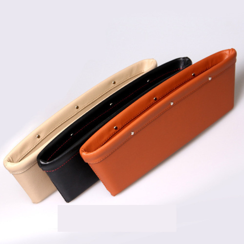 Car leather seat gap storage box Car leather trash can Car leather gap storage box bag
