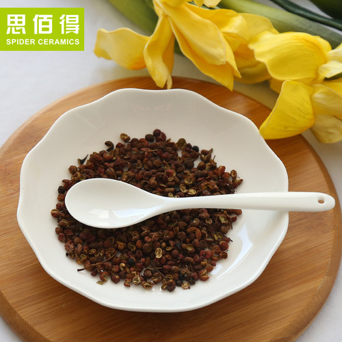 Tangshan bone china tableware small spoon ceramic spoon small spoon small spoon small Mago - pure white