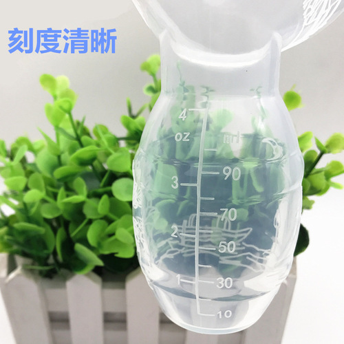 Manufacturer wholesale full silicone breast pump breast pump breast milk collector simple breast pump manual breast pump base