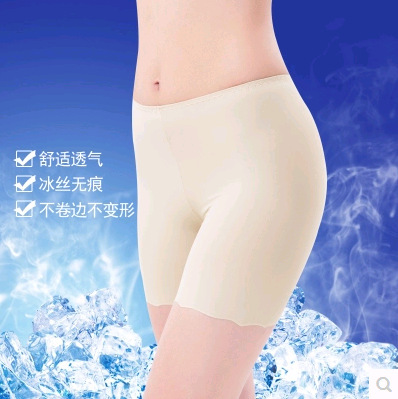 Tmall Explosive money Single chip Borneol Safety trousers Anti emptied wave No trace Add file Safety trousers High elastic Three minutes of pants