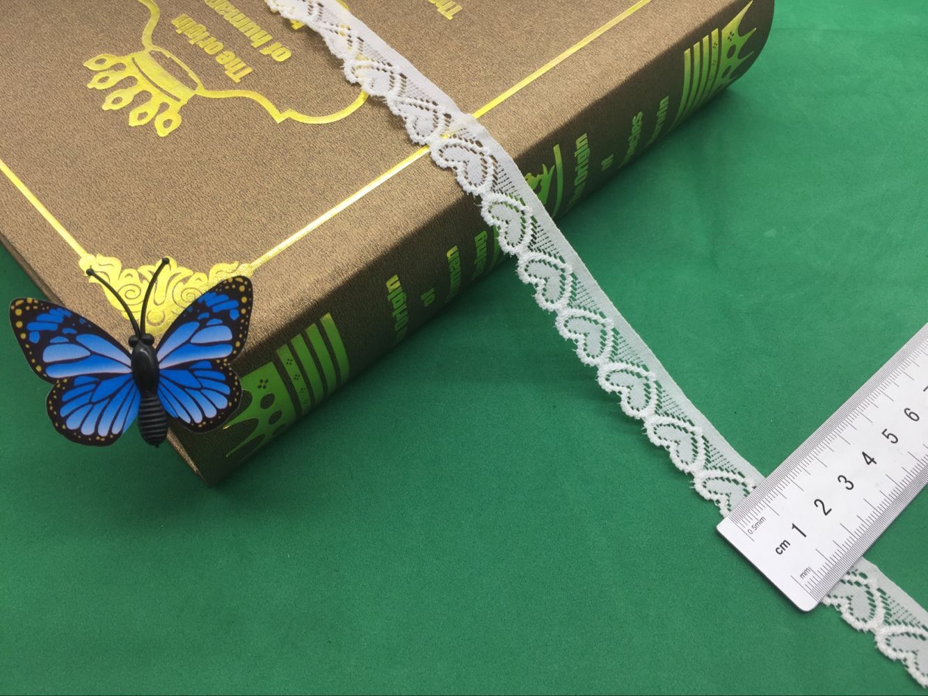 长期现货供应l福建蕾丝弹力小花边l2216#宽1.6CM