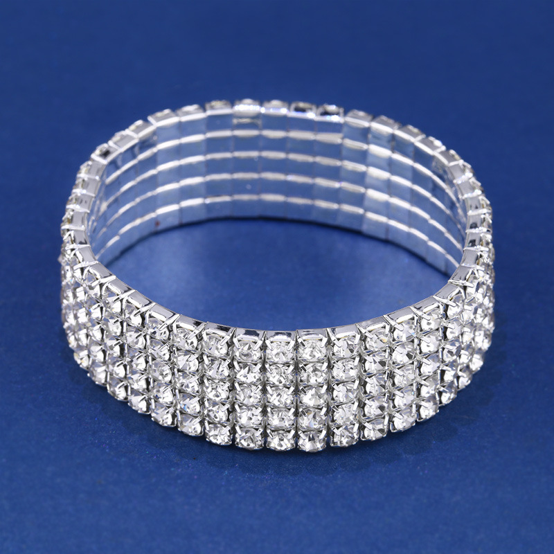 Fashion Crystal With Rhinestone Bracelet display picture 4