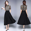 European and American high-end women new summer lace dress