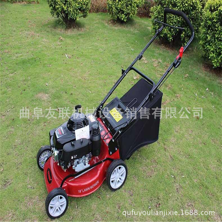 友联手推自走割草机厂家 轮式除草机视频 四冲程背负式割草机66