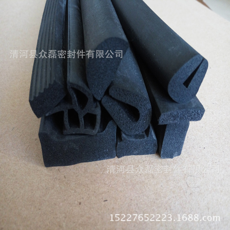 供应三元乙丙橡胶密实密封条 epdm海绵发泡密封条 阻燃密封条