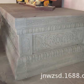 石雕佛台图片 寺庙汉白玉石台制作价格 宗祠花岗岩石材台子供应商